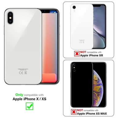 iPhone X / XS Etui Case Cover (Lyserød)
