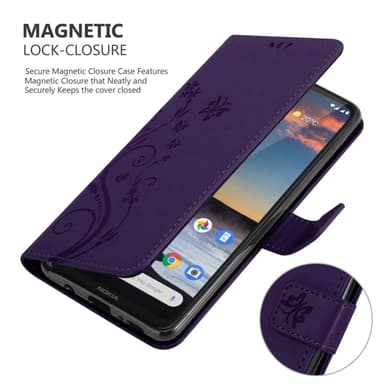 Nokia 5,3 Pungetui Cover Case (Lilla)