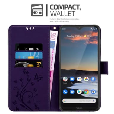 Nokia 5,3 Pungetui Cover Case (Lilla)