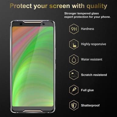 Asus ROG Phone 2 Skærmbeskytter Beskyttelsesglas
