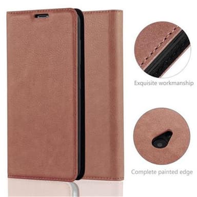 Nokia Lumia 535 Cover Etui Case (Brun)
