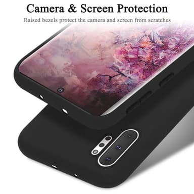 Samsung Galaxy NOTE 10 PLUS Cover Etui Case (Sort)