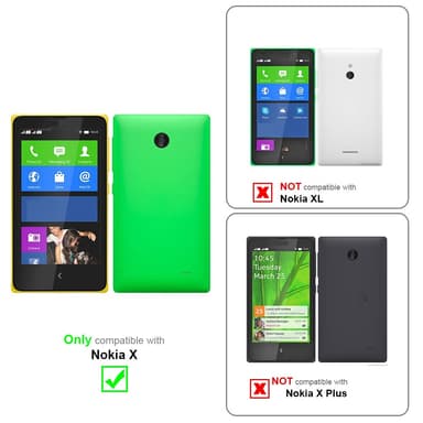Nokia X Etui Case Cover (Gennemsigtig)