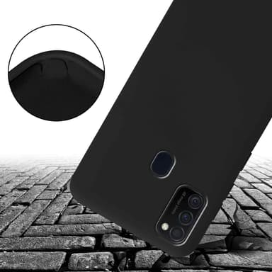 Samsung Galaxy M21 / M30s Etui Cover Kæde (Sort)