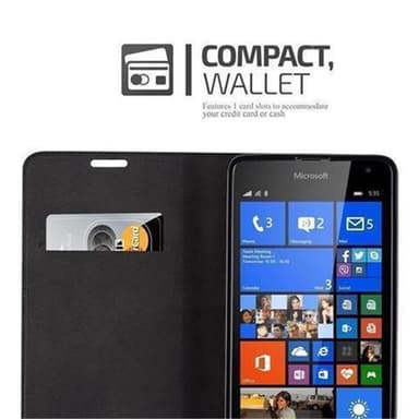 Nokia Lumia 535 Cover Etui Case (Brun)