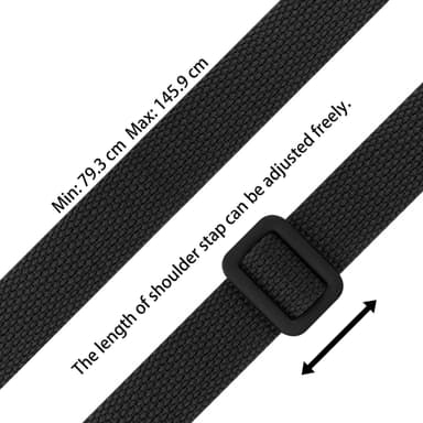 Samsung Galaxy M21 / M30s Etui Cover Kæde (Sort)