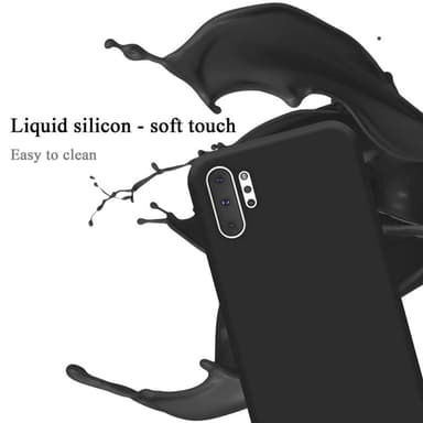 Samsung Galaxy NOTE 10 PLUS Cover Etui Case (Sort)