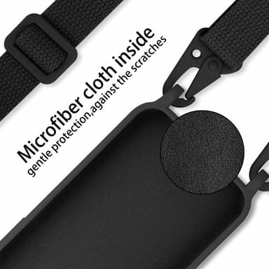 Samsung Galaxy M21 / M30s Etui Cover Kæde (Sort)