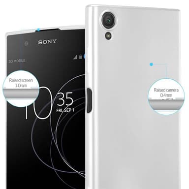 Sony Xperia XA1 PLUS Cover Etui Case (Sølv)