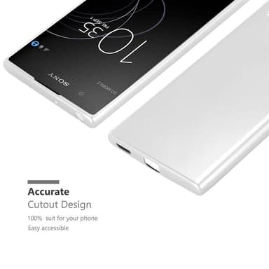 Sony Xperia XA1 PLUS Cover Etui Case (Sølv)