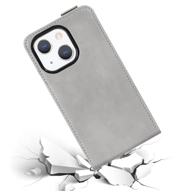 iPhone 13 MINI Pungetui Flip Cover (Grå)