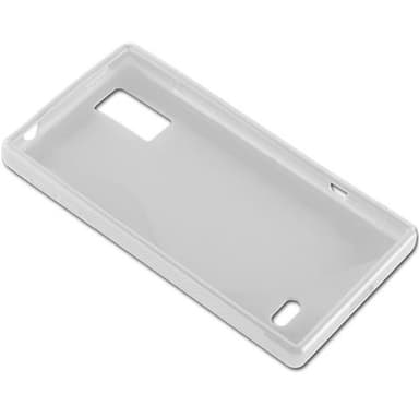 LG OPTIMUS GJ Etui Case Cover (Gennemsigtig)