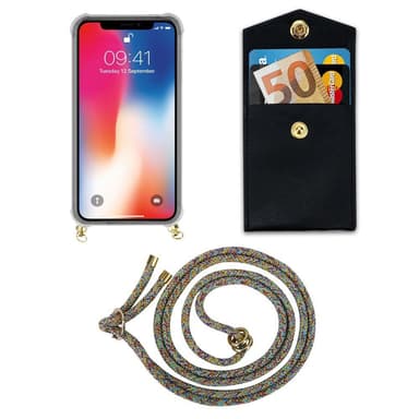 iPhone X / XS Etui Cover Kæde (Gul)