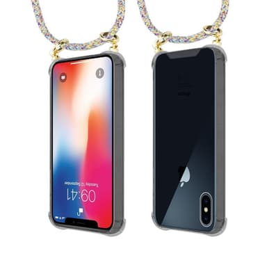 iPhone X / XS Etui Cover Kæde (Gul)