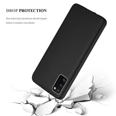 Samsung Galaxy A41 Cover Etui Case (Sort)