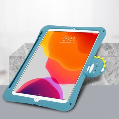 iPad 7 / 8 (10.2 tomme) Pungetui Cover Børn (Blå)