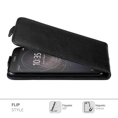 Sony Xperia L2 Pungetui Flip Cover (Sort)