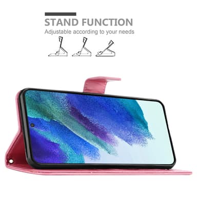 Samsung Galaxy S22 PLUS Pungetui Cover Case (Lyserød)