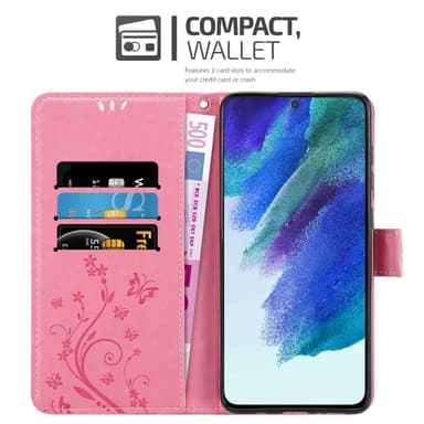 Samsung Galaxy S22 PLUS Pungetui Cover Case (Lyserød)