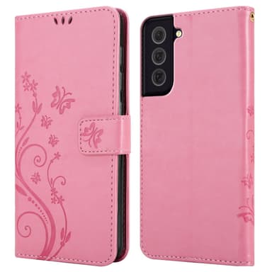 Samsung Galaxy S22 PLUS Pungetui Cover Case (Lyserød)