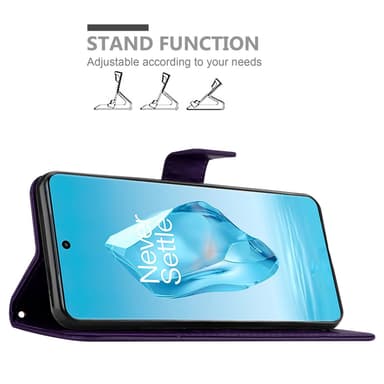 OnePlus 12R Pungetui Cover Case (Lilla)