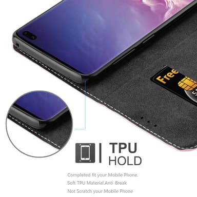 Samsung Galaxy S10 PLUS Etui Case Cover (Lyserød)