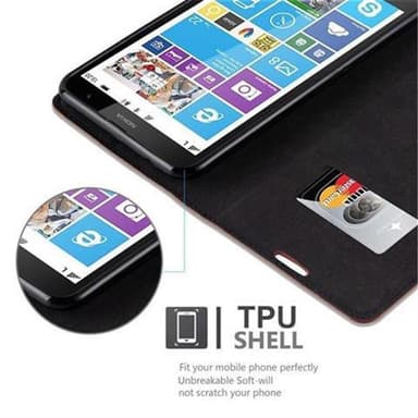 Nokia Lumia 1320 Cover Etui Case (Brun)