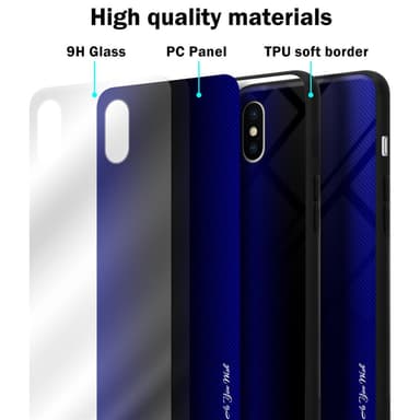 Cover iPhone X / XS Etui Case (Lilla)