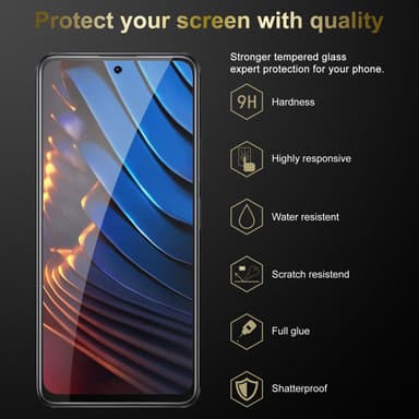 Xiaomi POCO X3 GT 3x Skærmbeskytter Beskyttelsesglas