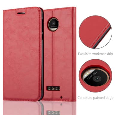 Motorola MOTO Z FORCE Cover Etui Case (Rød)