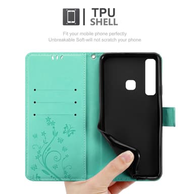 Samsung Galaxy A9 2018 Pungetui Cover Case (Turkis)