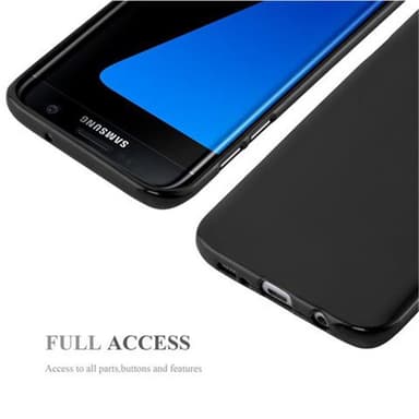 Samsung Galaxy S7 EDGE Etui Case Cover (Sort)