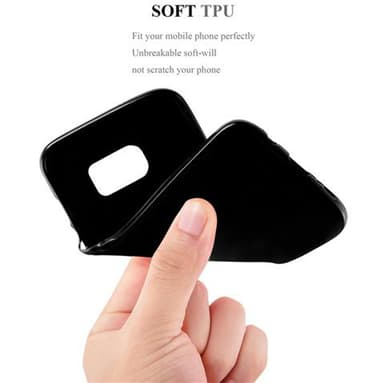 Samsung Galaxy S7 EDGE Etui Case Cover (Sort)
