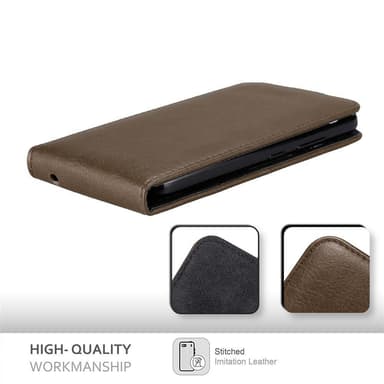 Motorola MOTO C Pungetui Flip Cover (Brun)