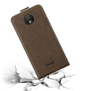 Motorola MOTO C Pungetui Flip Cover (Brun)