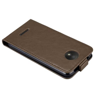 Motorola MOTO C Pungetui Flip Cover (Brun)