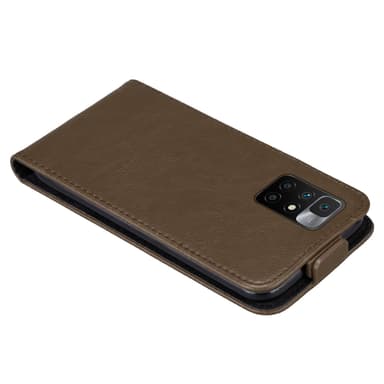 Xiaomi RedMi 10 Pungetui Flip Cover (Brun)