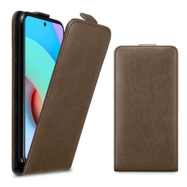 Xiaomi RedMi 10 Pungetui Flip Cover (Brun)