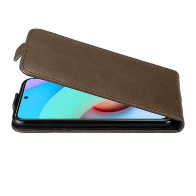 Xiaomi RedMi 10 Pungetui Flip Cover (Brun)