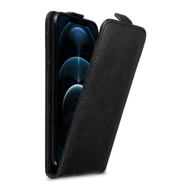 iPhone 12 PRO MAX Pungetui Flip Cover (Sort)