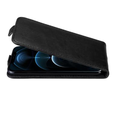 iPhone 12 PRO MAX Pungetui Flip Cover (Sort)
