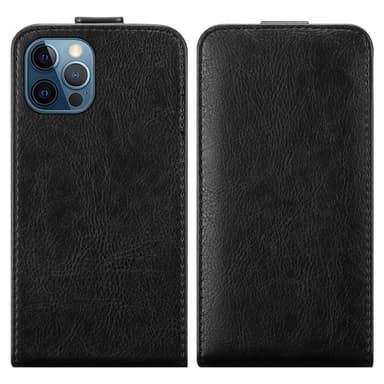 iPhone 12 PRO MAX Pungetui Flip Cover (Sort)