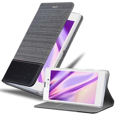 Sony Xperia T3 Pungetui Cover Case (Grå)