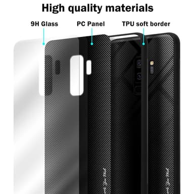 Cover Samsung Galaxy S9 PLUS Etui Case (Sort)