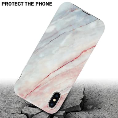 iPhone XS MAX Pungetui Cover Case (Lyserød)