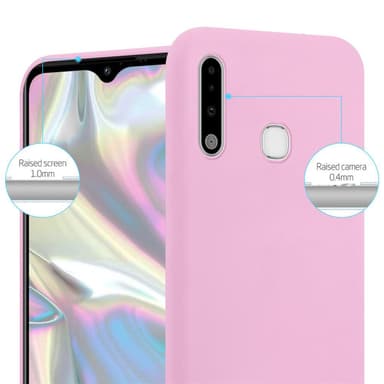 Cover Samsung Galaxy A70e Etui Case (Lyserød)