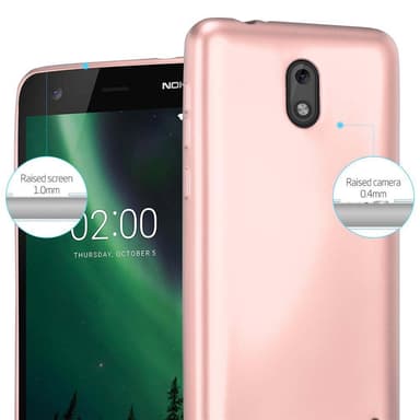 Nokia 2 2017 Cover Etui Case (Lyserød)