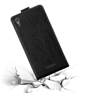 Sony Xperia T3 Pungetui Flip Cover (Sort)