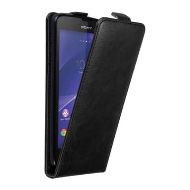 Sony Xperia T3 Pungetui Flip Cover (Sort)
