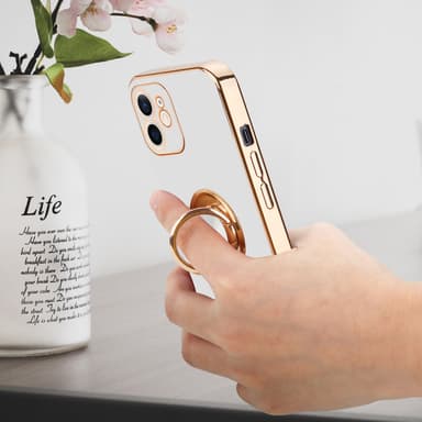 iPhone 12 MINI Cover Etui Case (Hvid)